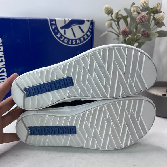 Birkenstock Myra Suede Ankle Boot Side Zip Navy Blue Women 6/EU37 NWB Narrow Fit - Picture 7 of 9